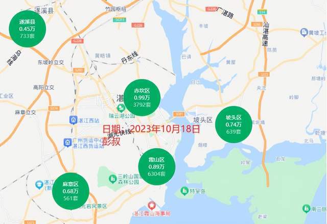 湛江市地图，探索广东省的明珠之城